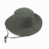 economico Copricapo da esterno-Cappello da sole Cappello da pesca Cappello da escursionismo Cappello Portatile Protezione Solare UV Protezione solare Estate Primavera Autunno Ampia tesa Per uomo Per donna Campeggio / Escursionismo