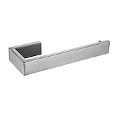 economico Set di accessori da bagno-accessorio hardware per il bagno porta carta igienica / porta accappatoio e asta singola per bagno in acciaio inossidabile a parete argento spazzolato 4 pezzi / 3 pezzi / 1 pezzo