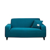baratos Cobertura de Sofa-capa de sofá capa de sofá jacquard elástico secional poltrona sofá de dois lugares 4 ou 4 ou 3 lugares em forma de l bordô vermelho branco cinza preto liso cor sólida macio durável lavável