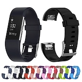cheap Fitbit Watch Bands-Soft Silicone Color Smart Watch Bracelet Band For Fitbit Charge 2 Replacement Wristband Watch Strap For Fitbit Charge2