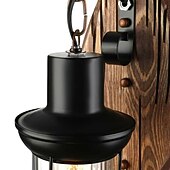 abordables Apliques de pared-lámpara de pared retro vintage rústico pared de vidrio nórdico scone 40w para dormitorio junto a la cama accesorios de iluminación de pared industrial pasillo del dormitorio lámparas de escalera