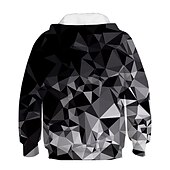 billiga Pojkens 3D Vision &amp; Geometri-Nyår Pojkar 3D Grafisk 3D Huvtröja och sweatshirt Långärmad 3D-tryck Aktiv Barn