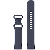 cheap Fitbit Watch Bands-Band For Fitbit Versa 3/Sense Soft Silicone Sport Strap Replacement Wristband Women Men Smart Watch Accessories For Fitbit Sense