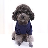 economico Felpe con cappuccio-felpe con cappuccio invernali per cani con tasche vestiti caldi per cani di piccola taglia cappotto per chihuahua abbigliamento per cuccioli e gatti