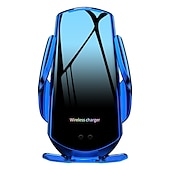 cheap Car Holder-Q6 Wireless Car Charger Fast Charging Auto-Clamping Car Phone Holder Mount Car Air Vent Holder Compatible with iPhone 14/13/12/12ProMax/XS/XR/X/8/8 Samsung S22/S21 LG Huawei Google Pixel