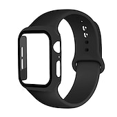 cheap Apple Watch Bands-Watch Band for Apple Watch Series 8 7 6 5 4 3 2 1 SE Silicone Replacement  Strap Breathable Sport Band Wristband