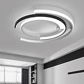 halpa Himmennettävät kattovalaisimet-1-valo 40/50 cm kattovalaisin himmennettävä geometriset muodot uppoasennettavat valot metalli maalatut viimeistelyt led moderni toimisto makuuhuone pohjoismainen tyyli 220-240v