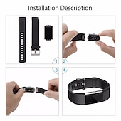 cheap Fitbit Watch Bands-Soft Silicone Color Smart Watch Bracelet Band For Fitbit Charge 2 Replacement Wristband Watch Strap For Fitbit Charge2