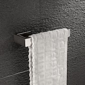 economico Set di accessori da bagno-accessorio hardware per il bagno porta carta igienica / porta accappatoio e asta singola per bagno in acciaio inossidabile a parete argento spazzolato 4 pezzi / 3 pezzi / 1 pezzo