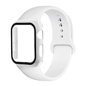 cheap Apple Watch Bands-Watch Band for Apple Watch Series 8 7 6 5 4 3 2 1 SE Silicone Replacement  Strap Breathable Sport Band Wristband