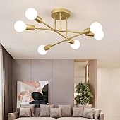 preiswerte Sputnik-Design-6-Licht 70 cm Sputnik Design Cluster-Design Kronleuchter Metall Industriell Lackierte Oberflächen Moderne Traditionell-Klassisch 110-120V 220-240V / ASTM