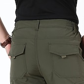 billiga Byxor och shorts-Herr Arbetsbyxor Vattentäta vandringsbyxor Sommar Utomhus Vattentät Ripstop Vindtät Andningsfunktion Byxa Militärbyxor Underdelar Svart Blå Bomull Fiske Camping Klättring M L XL XXL XXXL