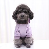 economico Felpe con cappuccio-felpe con cappuccio invernali per cani con tasche vestiti caldi per cani di piccola taglia cappotto per chihuahua abbigliamento per cuccioli e gatti