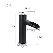 cheap Classical-Bathroom Sink Faucet,Rotatable Electroplated Centerset Single Handle One Hole Bath Taps with Hot and Cold Switch