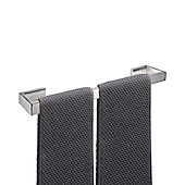 economico Set di accessori da bagno-accessorio hardware per il bagno porta carta igienica / porta accappatoio e asta singola per bagno in acciaio inossidabile a parete argento spazzolato 4 pezzi / 3 pezzi / 1 pezzo