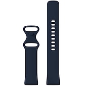 cheap Fitbit Watch Bands-Band For Fitbit Versa 3/Sense Soft Silicone Sport Strap Replacement Wristband Women Men Smart Watch Accessories For Fitbit Sense