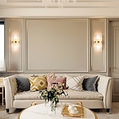 levne Křišťálová nástěnná svítidla-křišťálové kreativní moderní nástěnné lampy v severském stylu nástěnné svítidla ložnice jídelna ocelové nástěnné světlo 110-120v 220-240v