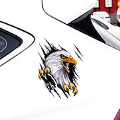cheap Car Body Decoration &amp; Protection-Car Stickers Decor Motorcycle Decals Eagle Decorative Accessories Creative Sunscreen Waterproof PVC Car Stickers Individuality Door Stickers  Full Car Stickers Animal 3D Stickers