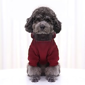 economico Felpe con cappuccio-felpe con cappuccio invernali per cani con tasche vestiti caldi per cani di piccola taglia cappotto per chihuahua abbigliamento per cuccioli e gatti