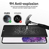 cheap Samsung Screen Protectors-[1 Pack] Screen Protector For Samsung Galaxy S24 Ultra Plus S23 S22 S21 S20 Plus Ultra S10 Note 20 Ultra 10 Plus S25 Ultra Tempered Glass Privacy Anti-Spy 9H Hardness 3D Curved edge