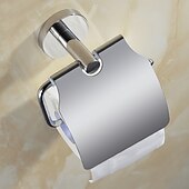 voordelige Toiletrolhouders-badkamer hardware accessoire handdoek ring/toiletrolhouder/mantel haak/zeepschaal en handdoek houder roestvrij staal wandmontage zilver