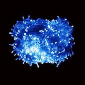 cheap Plug String Lights-100M 800LEDs Outdoor  Tree LED Fairy String Lights Waterproof EU UK Plug Holiday Lighting Wedding Party Decoration 220-240V