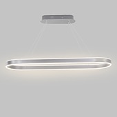 abordables Diseño de línea-80/100cm diseño circular lámpara colgante led estilo nórdico aleación de aluminio acabados pintados moda moderna para comedor cocina salón 110-240v 78w solo regulable con mando a distancia