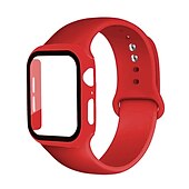 cheap Apple Watch Bands-Watch Band for Apple Watch Series 8 7 6 5 4 3 2 1 SE Silicone Replacement  Strap Breathable Sport Band Wristband