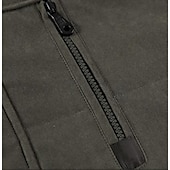 baratos Casacos &amp; Sobretudos para Homem-Homens Casaco de inverno Jaqueta de Inverno Estilo Clássico Acampar e Caminhar Quente Zíper Bolsos Preto Caqui Verde Tropa Azul Escuro Casaco puffer