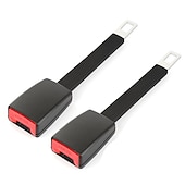 abordables Housses de siège de voiture-2 pcs Voiture Auto Ceinture De Sécurité Extender Extention Boucle Clip De Sécurité Ceinture De Sécurité Universelle Auto Modélisation Intérieur Clip De Sécurité