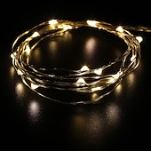 お買い得  太陽光発電-ツリーソーラー ストリングライト，24M 暖白 LEDs 屋外装飾＆お祝い用