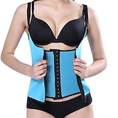 お買い得  ヨガシェイプウェア-女性 ネオプレンタンクトップ ウエスト引き締めベスト ホットスウェットワークアウトタンクトップスリミングベスト おなかコントロール 痩身 減量 ために ジムトレーニング エクササイズ＆フィットネス ビクラム