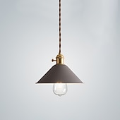 voordelige Eilandlichten-22 cm led hanglamp modern nordic enkel ontwerp wit geel groen grijs blauw roze metaal geverfde afwerkingen 110-120v 220-240v