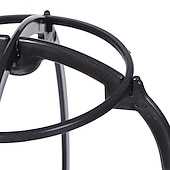 preiswerte Werkzeuge &amp; Zubehör-Perückenständer 3 Stück faltbarer schwarzer Perückenhalter für kurzes Haar 14,2 Zoll zusammenklappbares Display-Werkzeug Perückenständer tragbarer reisender Huthalter Haartrockner