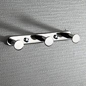 cheap Robe Hooks-Robe Hooks New Design Contemporary Stainless Steel Material Bathroom Wall Mounted 3 or 4 or 5 or 6 Hooks Silvery 1pc