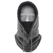 tanie Nakrycia głowy do użytku zewnętrznego-Ochraniacze na szyję Czapka typu Skull Cap Beanie Kapelusz Męskie Damskie Czapka turystyczna Narciarska Ocieplacz na szyję z kapturem Keep Warm Polarowa podszewka Wodoodporny na Łowiectwo Narciarstwo