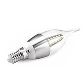 economico Lampadine LED a candela-10 pz alta brillante lampara led e14 candela led lampadina 5w 7w led lampada luce 220v argento bianco freddo ampolla