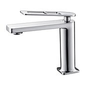 cheap Classical-Single Handle Bathroom Faucet, Painted Finishes/Electroplated/Chrome One Hole Centerset, Brass Bathroom Sink Faucet with Hollow Handle