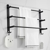 economico Portasciugamani-Portasciugamani a muro Multistrato / Nuovo design / Creativo Moderno / Tradizionale Acciaio inossidabile 1 pc - Bagno / Bagno dell&#039;hotel 3 portasciugamani Montaggio su parete