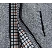 preiswerte Herren Strickjacke-Herren Pullunder Strickjacke Reißverschluss-Pullover Pulloverjacke Fleece Pullover Stricken Gestrickt Einfarbig Stehkragen Moderne zeitgenössische Outdoor Lässig Bekleidung Winter Schwarz Wein S M L