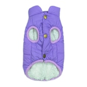 cheap Coats-Fleece Lining Extra Warm Dog Hoodie in Winter for Small Dogs Jacket Puppy Coats with Hooded,Red （XS-XXXL)