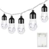 ieftine Acumulatoare-1,5 m 2 m 3 m 4 m 5 m 10 m bec retro lumini de șir acrilice bule lumini de șir de Halloween petrecere de Crăciun decorativ lumini de grădină nunta alb cald rgb alb albastru