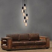 preiswerte Insellichter-100 cm Cluster Design Pendelleuchte Metall Vintage Country 220-240v