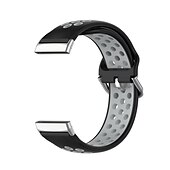 お買い得  Fitbitウォッチバンド-スマートウォッチバンド と互換性があります Fitbit Versa 4 Sense 2 Versa 3 Sense 合金 シリコーン スマートウォッチ ストラップ 弾性ある 調整可 ステンレス鋼のバックル スポーツバンド 置換 リストバンド