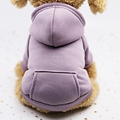 abordables Sudaderas con capucha-Ropa para perros, sudaderas con capucha para perros pequeños, chaleco para perros pequeños, ropa para chihuahua, abrigo cálido, chaqueta, trajes para cachorros de otoño, ropa para perros y gatos
