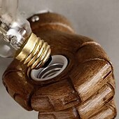 billige Vegglamper for innendørsbruk-lightinthebox antikk harpiks knyttneve vegglampe europeisk bar restaurant kafé dekorativ vegglampe venstre hånd høyre vegglampe juledekorasjon ac110v ac220v
