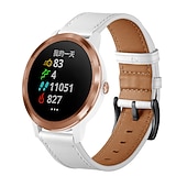 levne Pásky na hodinky Garmin-Pásek hodinek pro Garmin Forerunner 265 255 Active 5 Venu 3 2 Plus Vivoactive 4 3 Vivomove Sport Approach S42 S40 20mm 22mm Pravá kůže Výměna, nahrazení Popruh 20mm 22mm Kožená smyčka Náramek