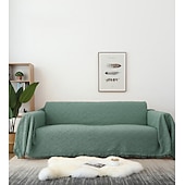 preiswerte Sofadecke-Sofabezug Sofadecke einfarbig Couchbezug Couchschutz Sofaüberwurf waschbar für Sessel/Wohnzimmer/3 Sitzer/4 Sitzer/L-Form Sofaklassische geprägte Polyester / Baumwollmischung Überzüge