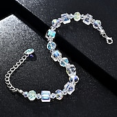 levne Jedinečné náramky-Dámské Korálkový náramek Náramek Boncuklar Móda Jednoduchý Evropský Plastický Náramek šperky Bílá Pro Výročí Dar