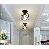 abordables Luminaires de Plafond Simplicité-14cm LED pendentif lumière porche lumière couloir couloir encastré lumières métal noir pays 110-120v 220-240v